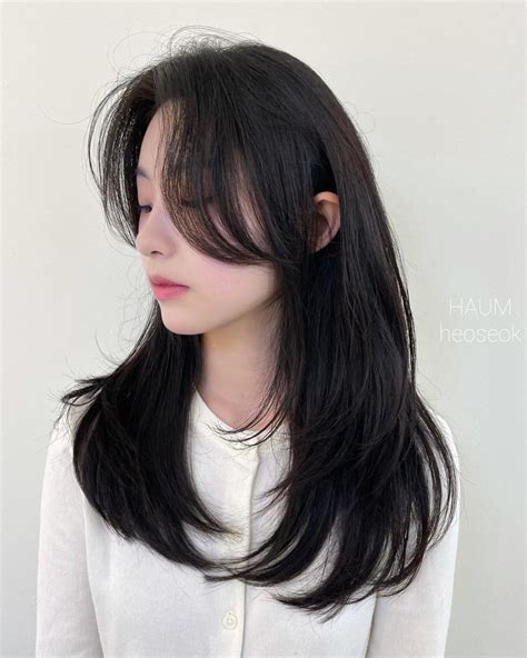 asian layered hair|shoulder length layered hair asian.